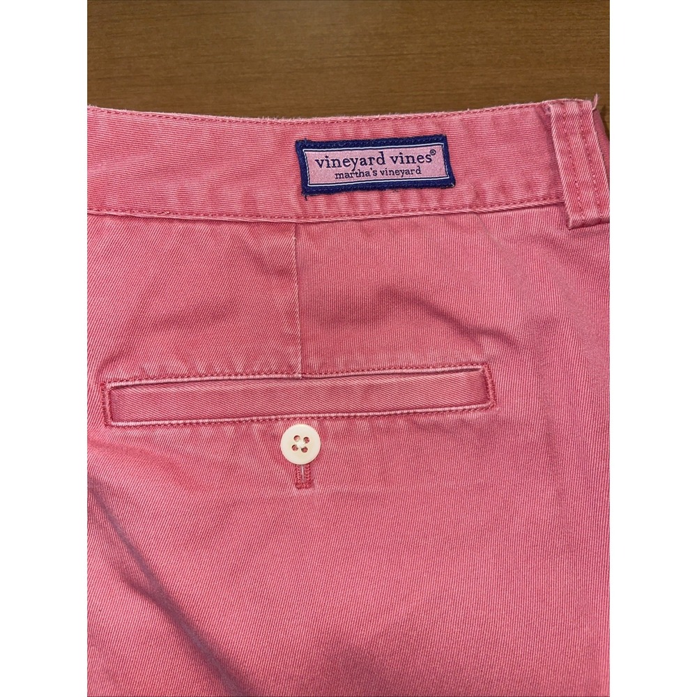 Vineyard Vines Pants Men 35x32 Salmon Pink Chino Straight Preppy